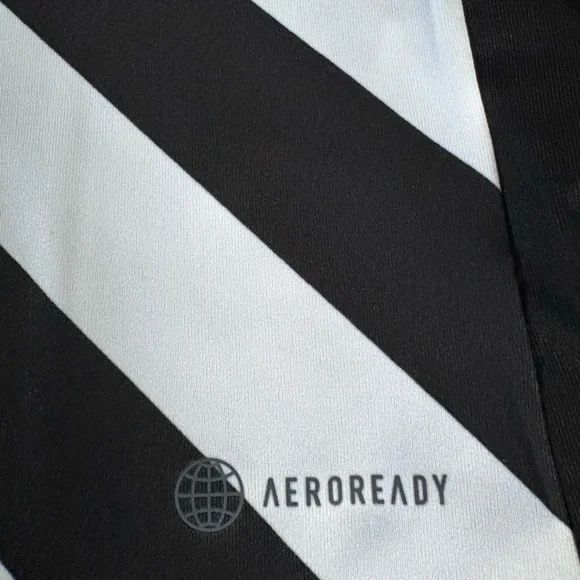 Adidas ENTRADA 22 GRAPHIC Soccer Jersey Black-White | Men's M - Picture 2 of 5